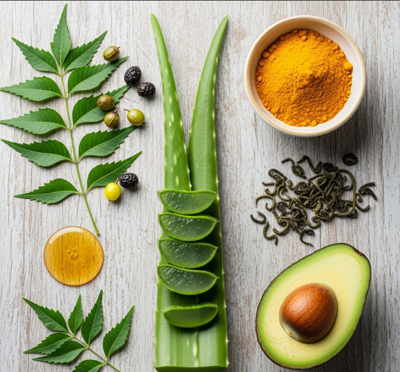 Nature's Pharmacy: Unlocking the Incredible Benefits of Aloe Vera, Turmeric, Neem, and Beyond for Your Skin and Hair