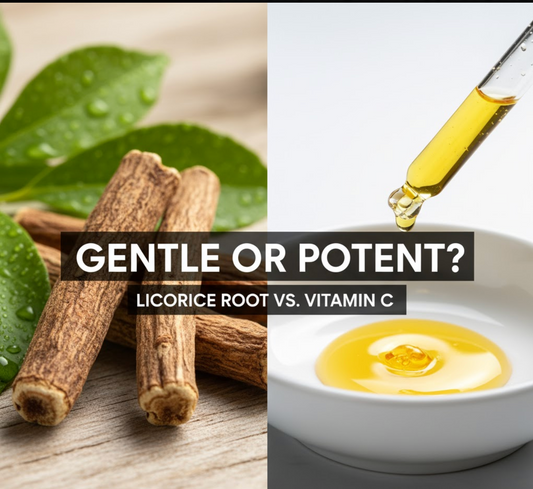 Licorice Root vs. Vitamin C: The Natural and Scientific Approach to Fading Dark Spots