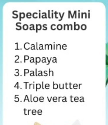 Speciality Glycerin Soap Combo (5 Soaps Total)