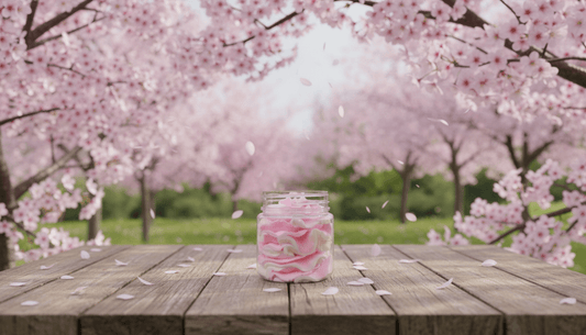 Cherry Blossom Foaming Whipped Bath Butter