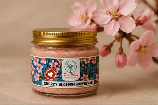 Natural Body Scrub (Rose, Green Tea, Cherry Blossom and Kaolin Clay Whitening)