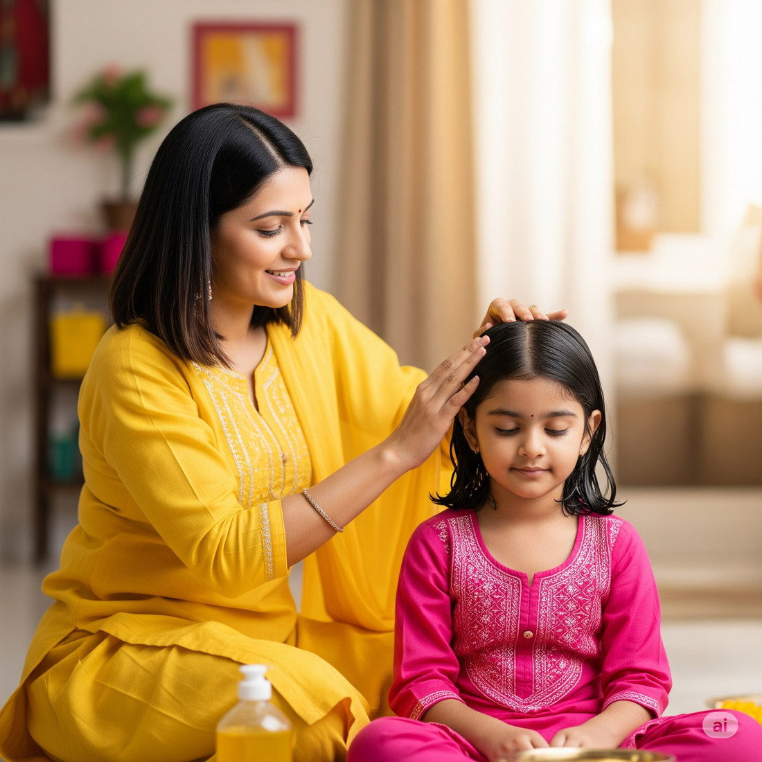 The Warm Embrace of a Mother's Champi: Rediscovering Tradition with TrueBliss Best of 7 Herbal Hair Oil