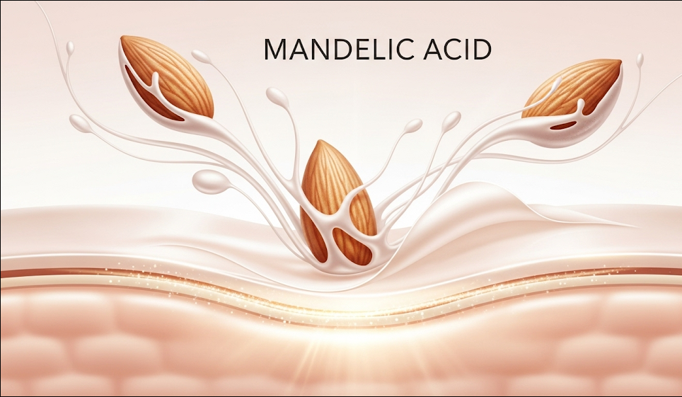 Gentle but Mighty: Why Mandelic Acid is the Exfoliant Your Sensitive Skin Has Been Waiting For.