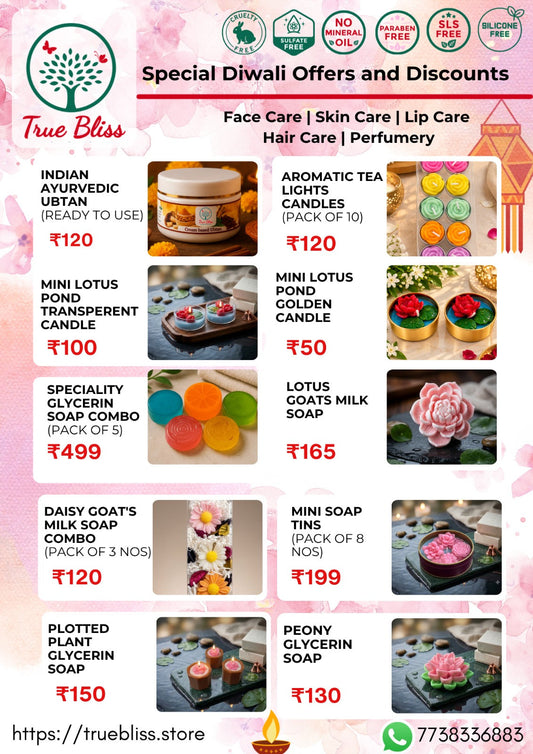 Light Up Your Celebrations with True Bliss: Special Diwali Offers & Discounts!