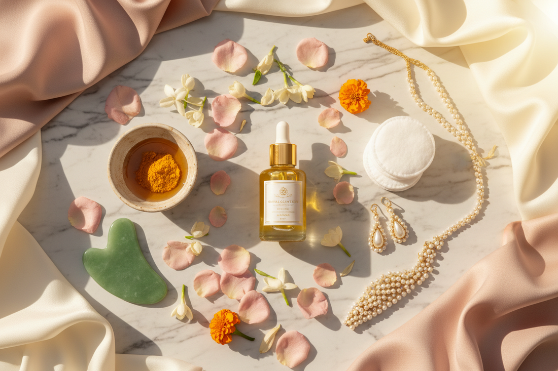 5 Ways to Use Golden Face Oil for a Bridal Glow